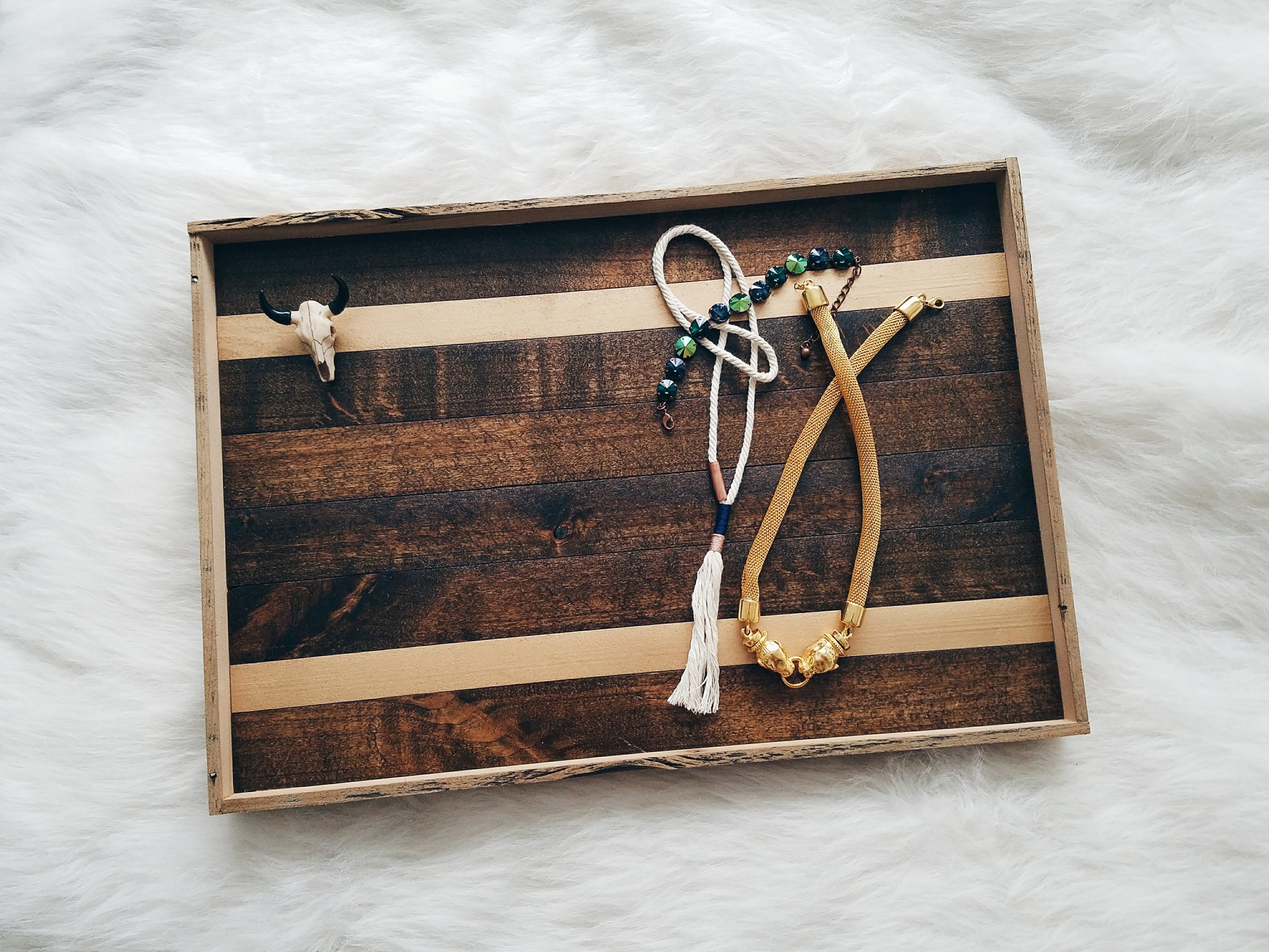 Gold Stripe Tray