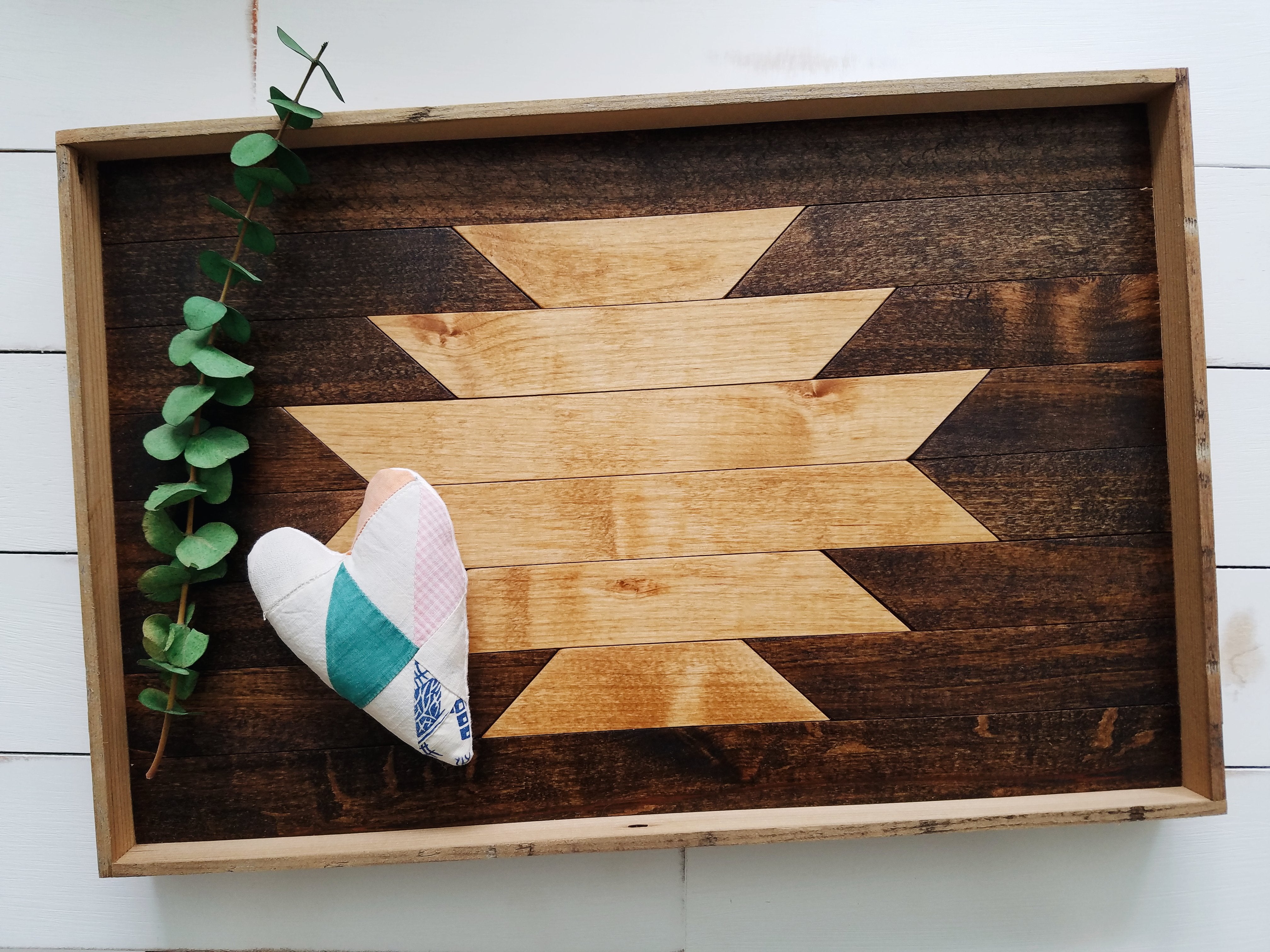 Natural Light Aztec Tray