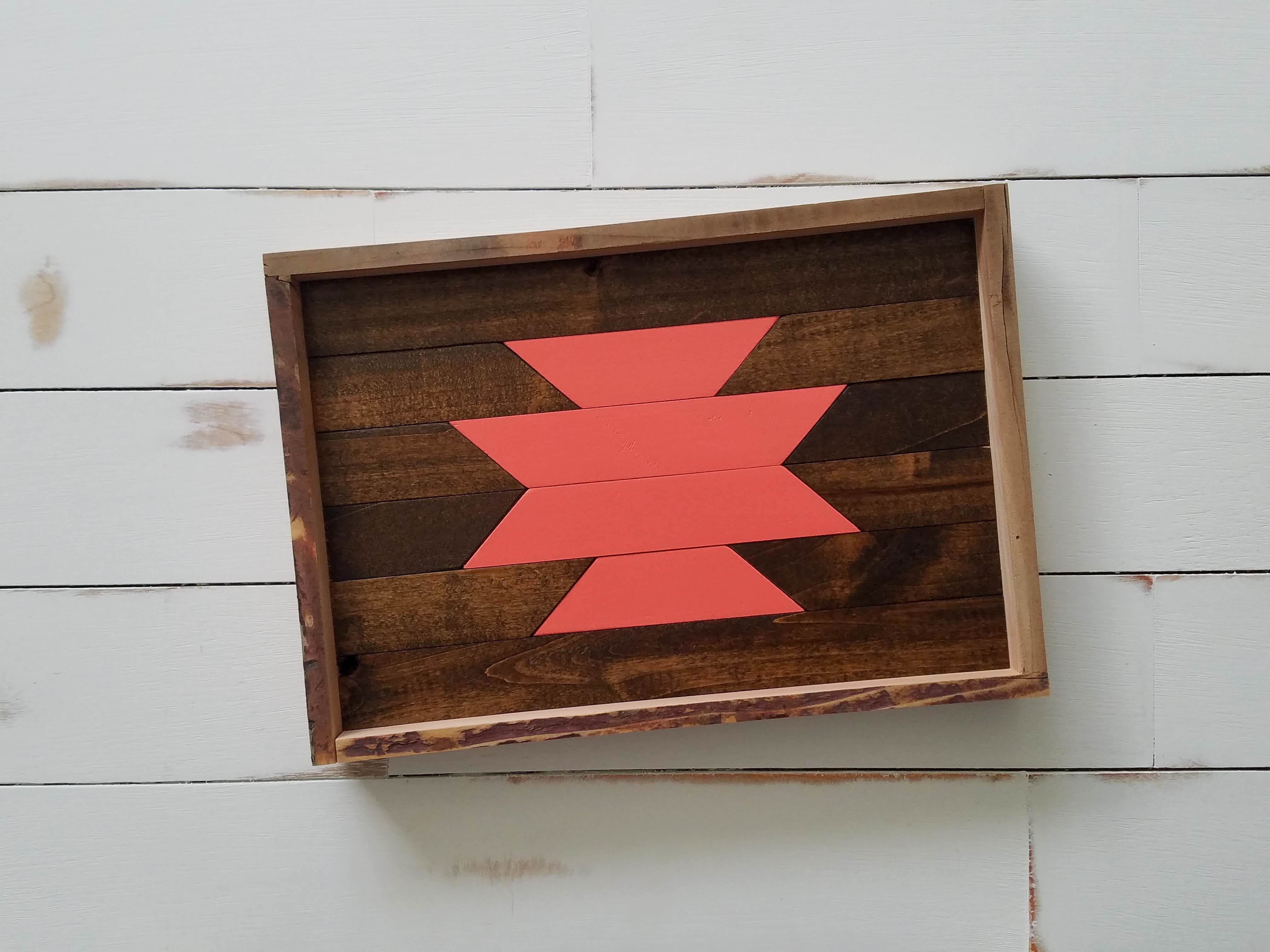 Salmon Aztec Tray