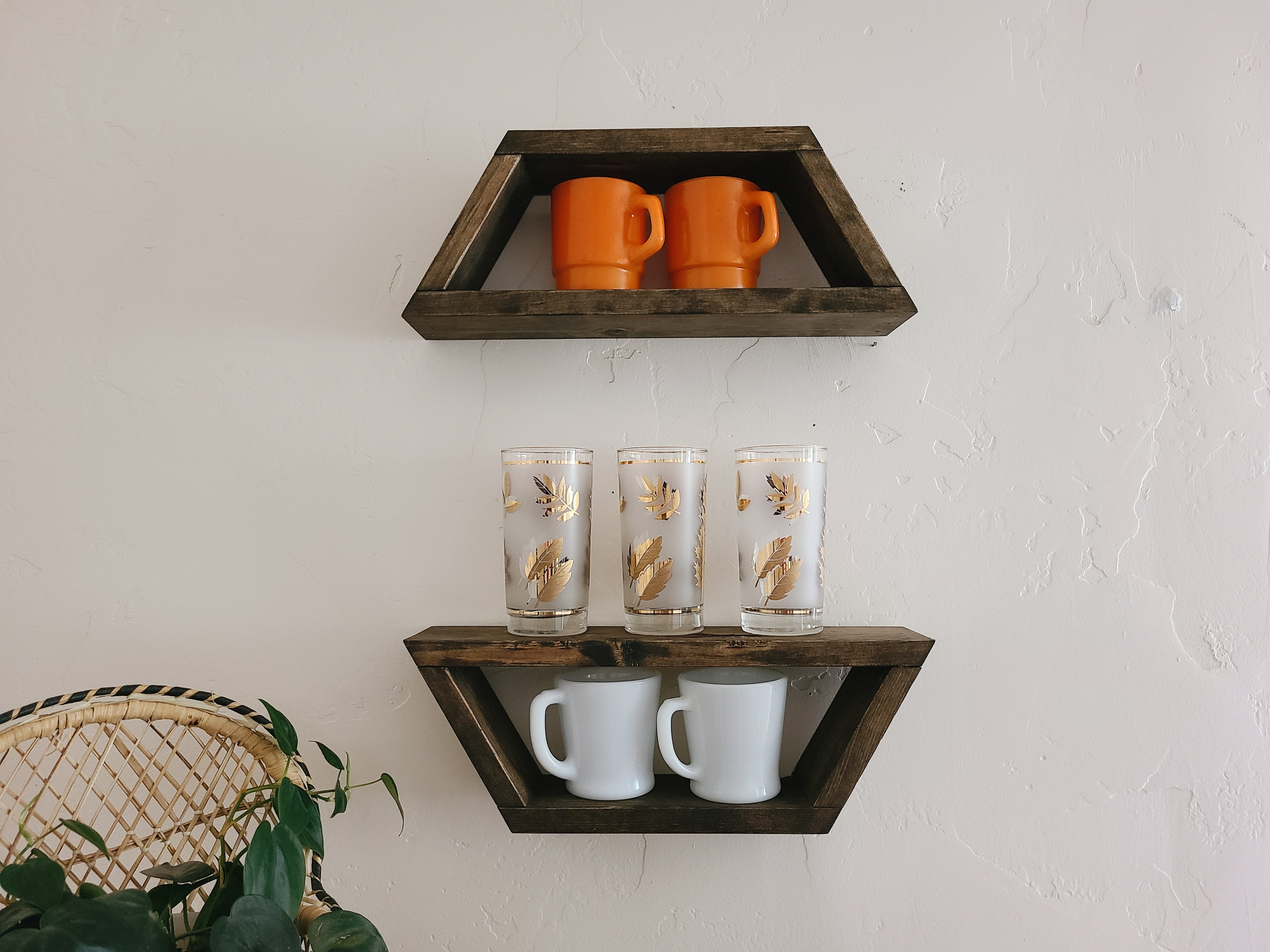 Set of 2 Wall Shelves