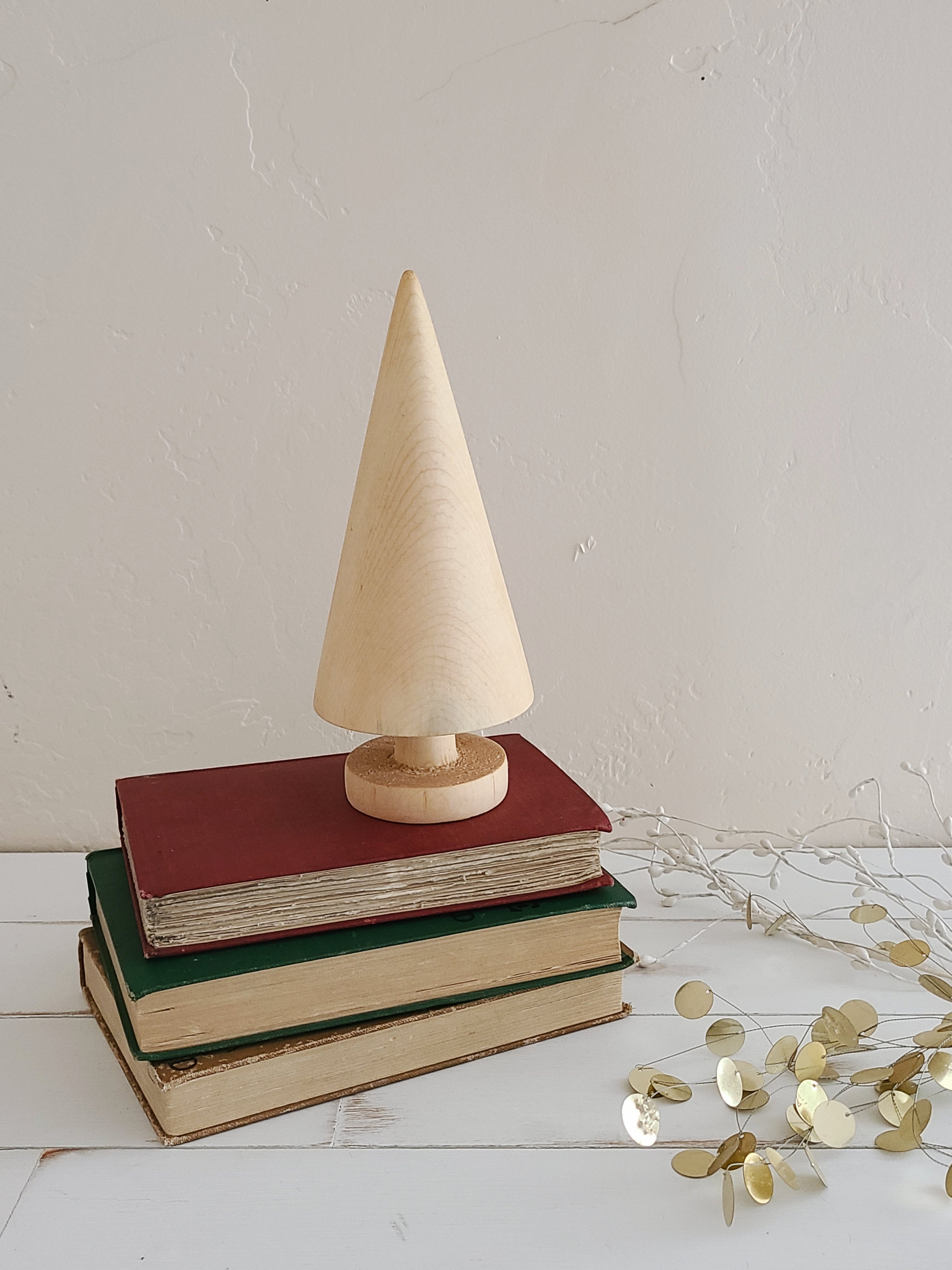 Hand Turned Wood Christmas Tree