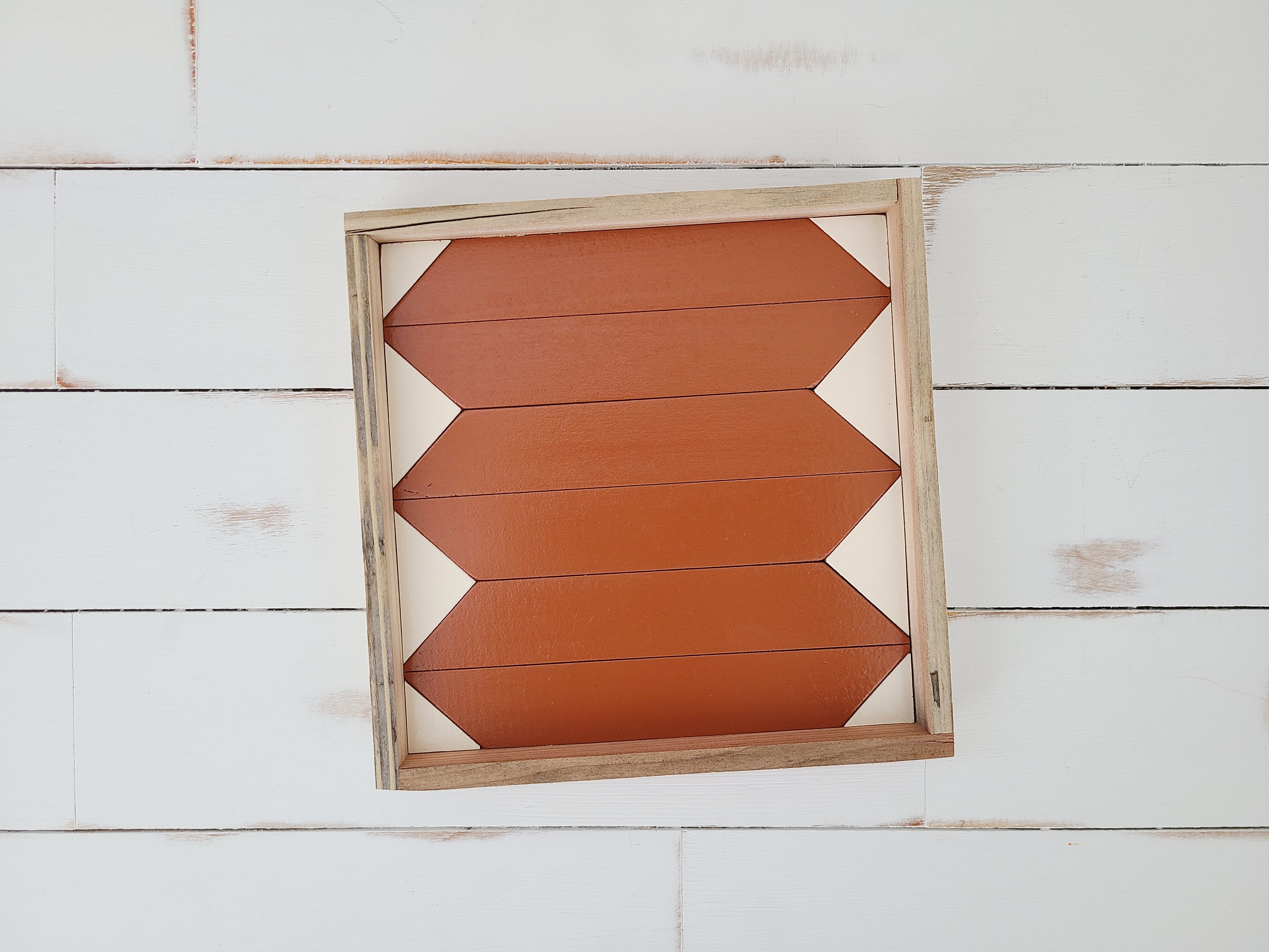 Southwest Square Tray in Terracotta