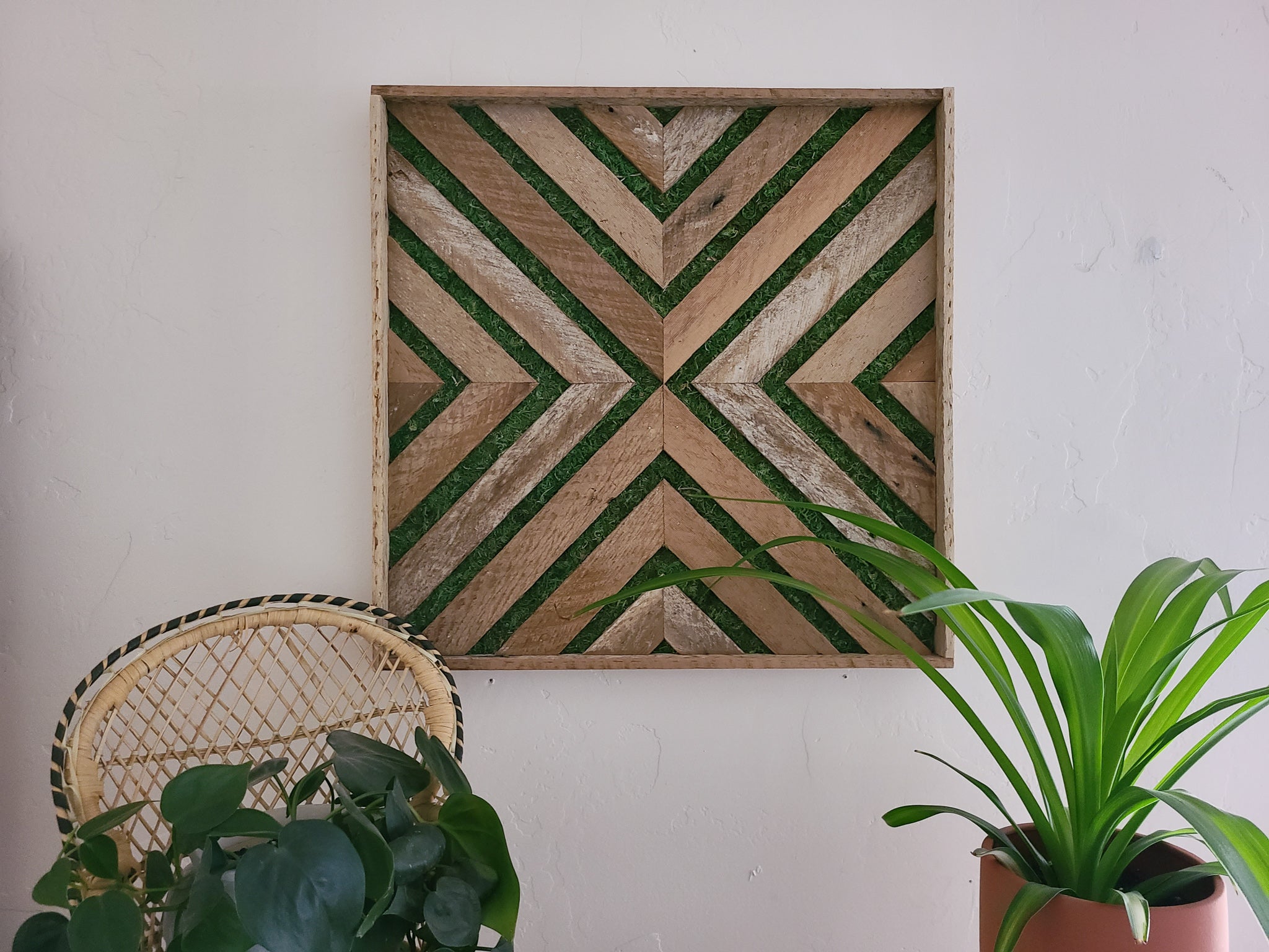 Preserved Moss Wall Art