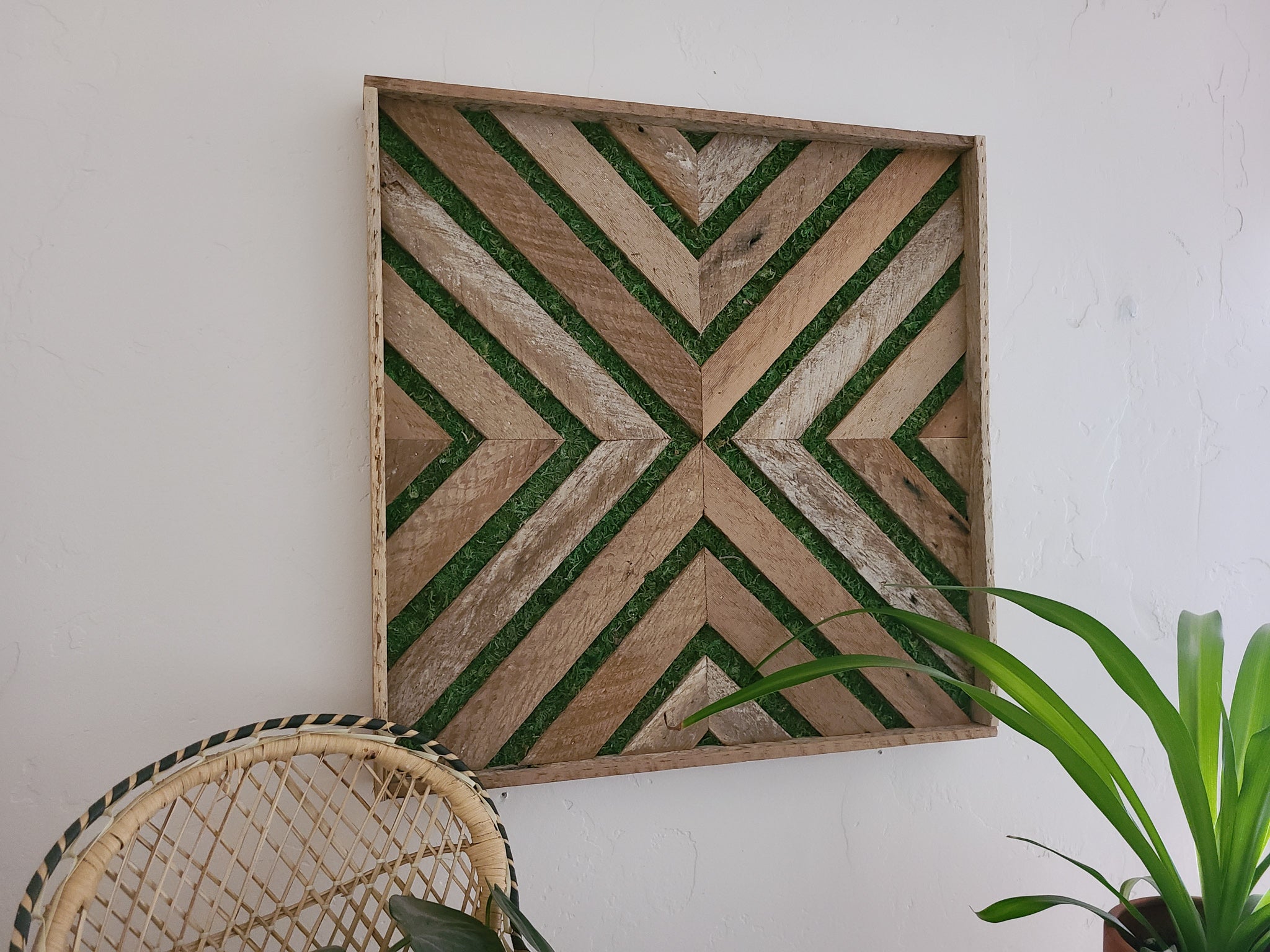 Preserved Moss Wall Art