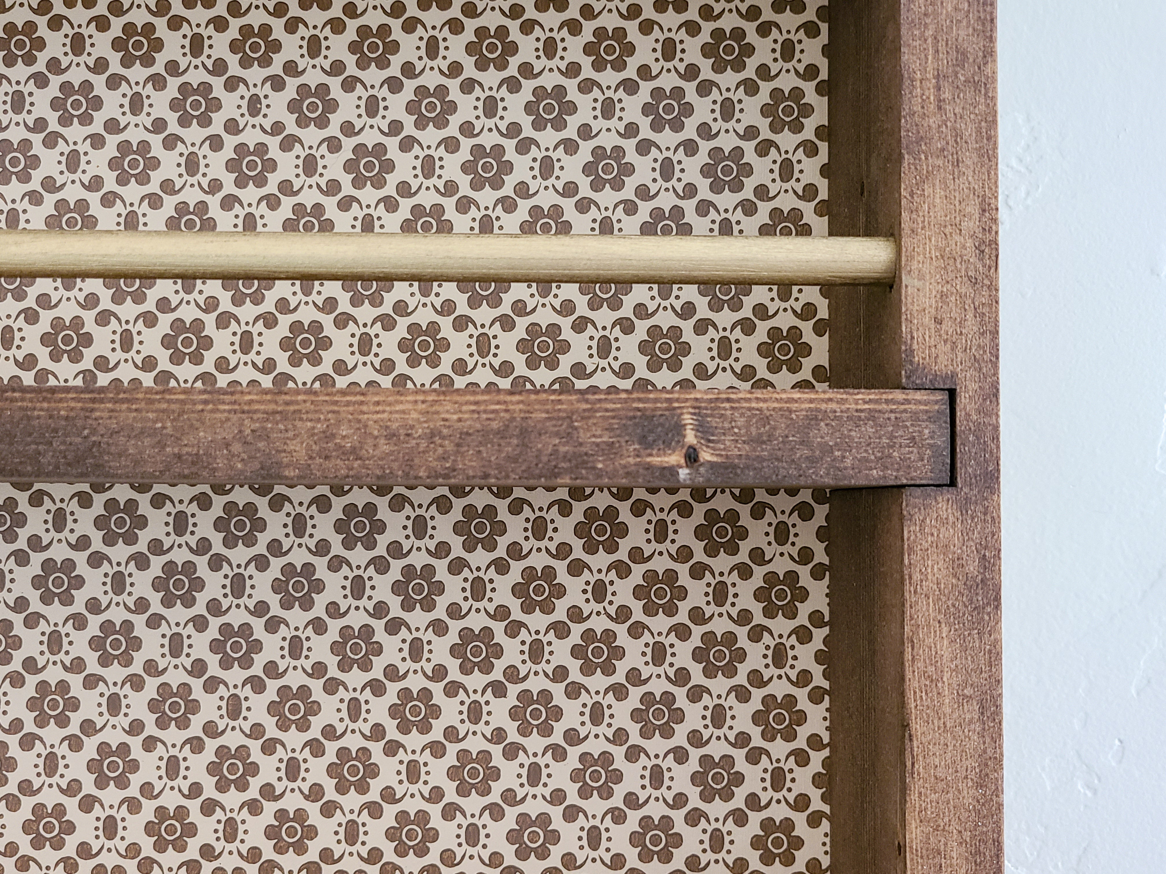 Wood Storage Shelf