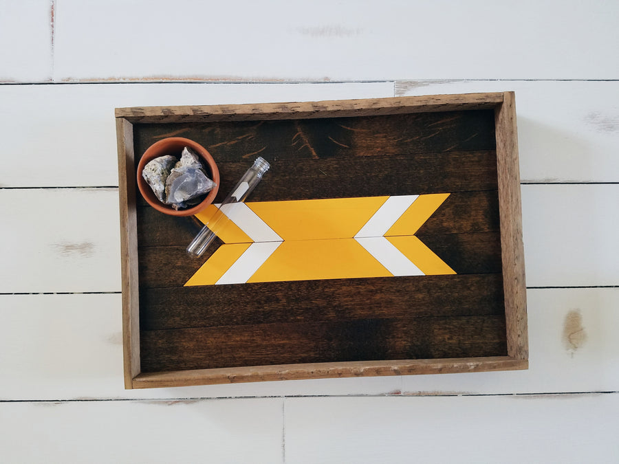 Mustard Arrow Tray