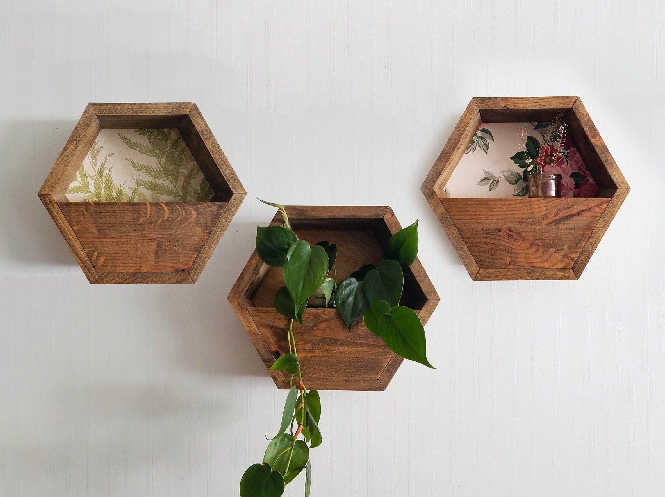 Hexagon Planter Shelf