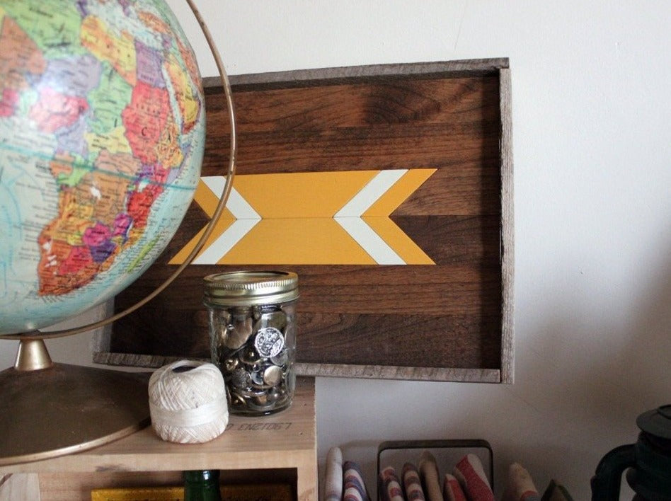 Mustard Arrow Tray